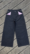 pink plaid canvas
